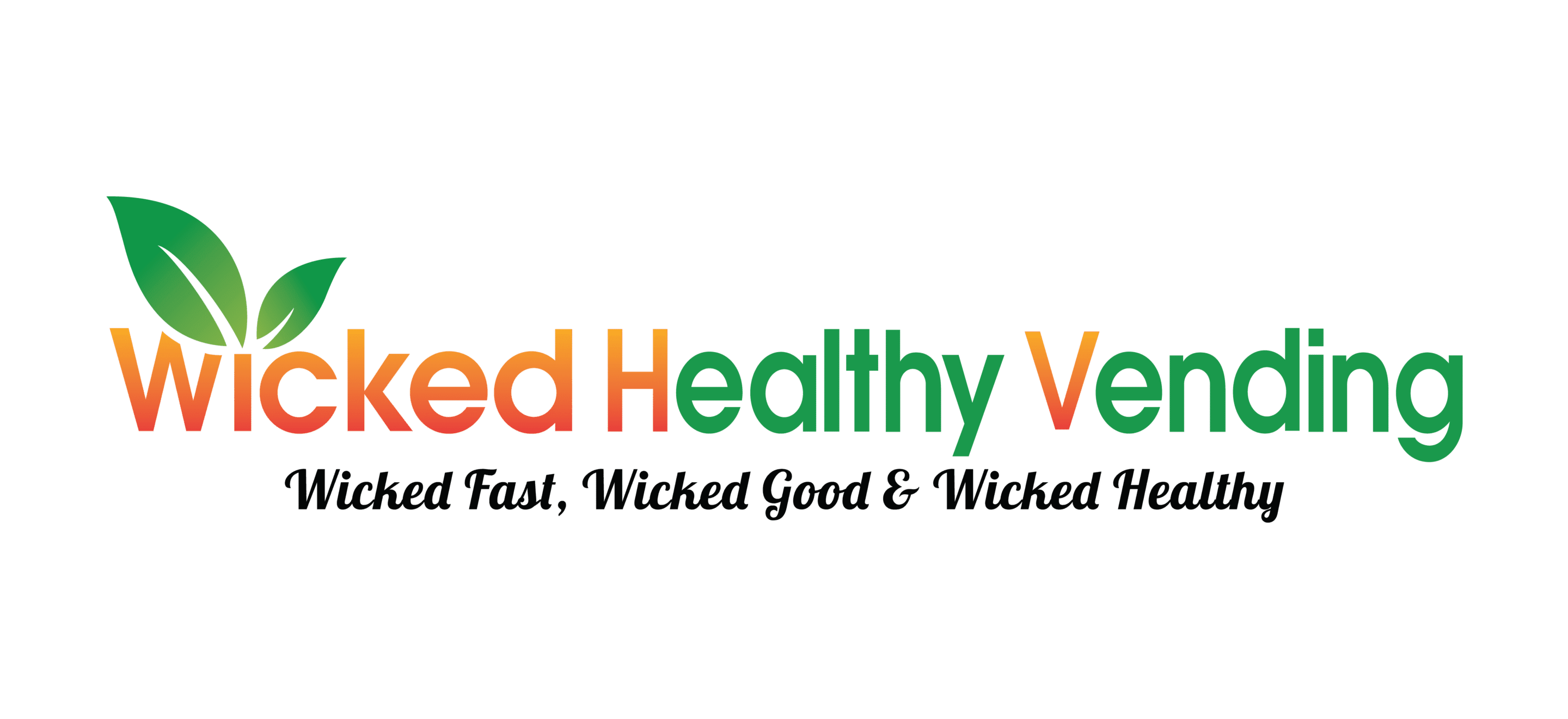 Wicked Healthy Vending horizontal logo
